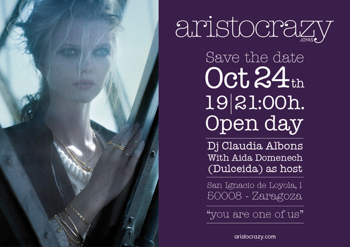 Newsletter Aristocrazy diseño paginas web zaragoza